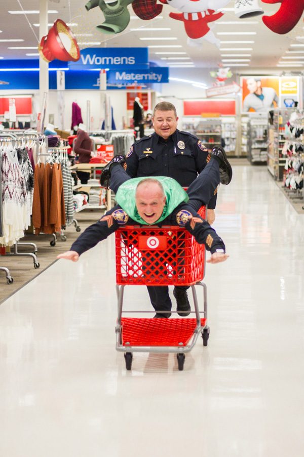 Local first responders take a break from daily activities to spread holiday cheer. The 25th annual Shop with a Cop was held on December 6, 2016.