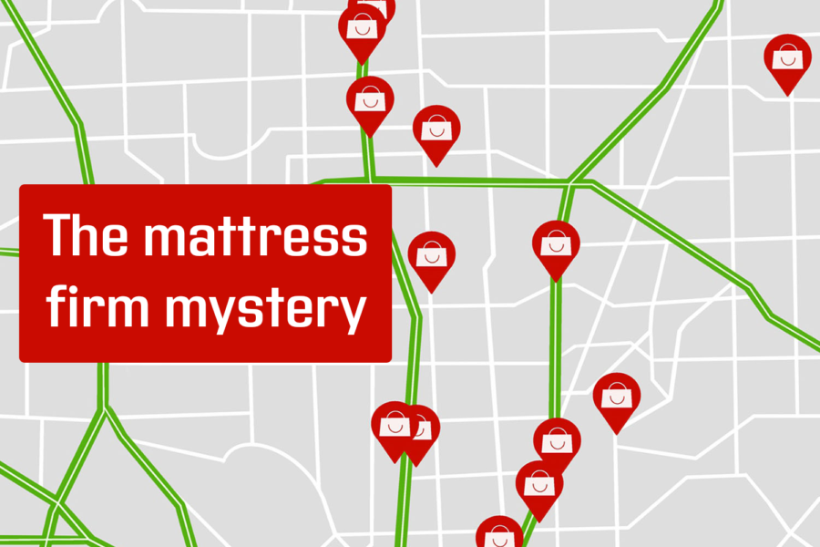 mattress firm conspiracy locations